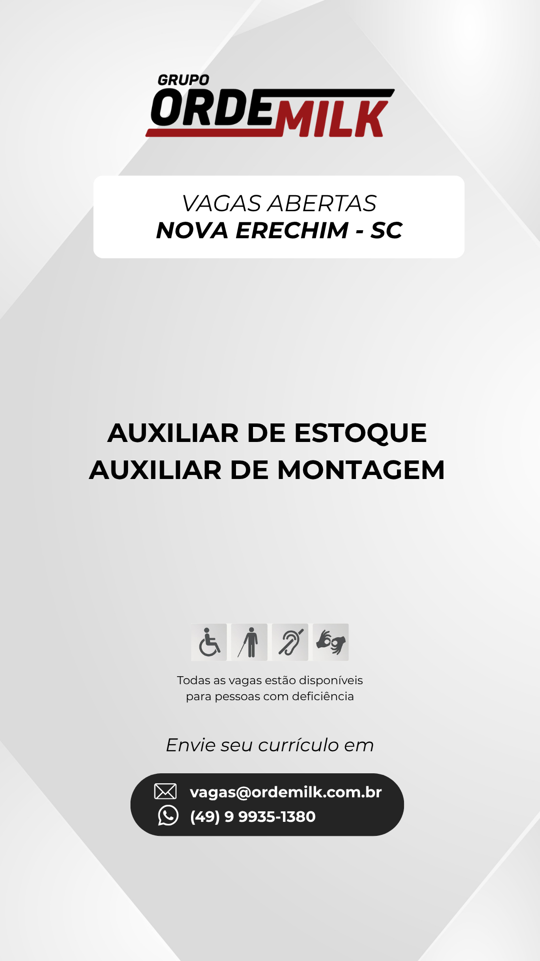 Vaga — Nova Erechim